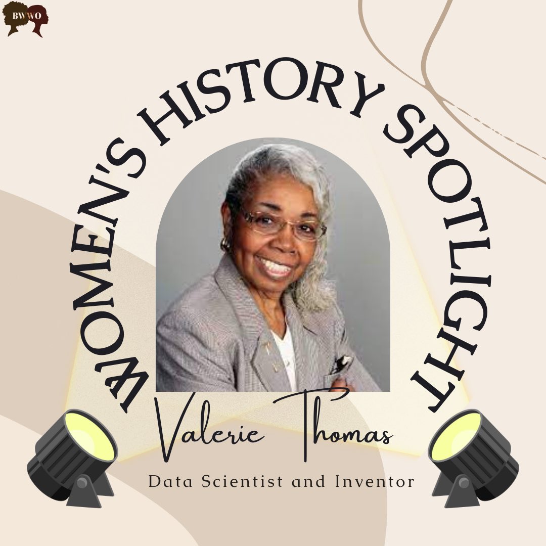 texasbwwo's tweet photo. Happy Women’s History Month! For this week’s Spotlight Saturday we are celebrating Valerie Thompson, a data scientist and inventor! 👩🏾‍💻❤️ #texasbwwo #becausewematter https://t.co/Quu5Hp0l8K