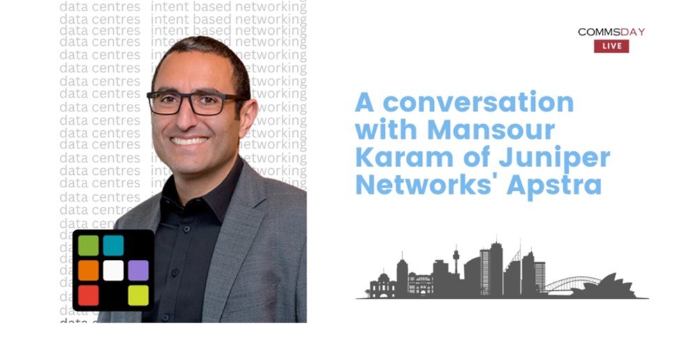 DT8's tweet image. Tune in to our latest podcast featuring Mansour Karam, VP of Product Management, Juniper Networks, and Editor of CommsDay, Grahame Lynch, on how Juniper Apstra came to be and how it’s delivering an automated intent-based network.  juni.pr/3leIuvs