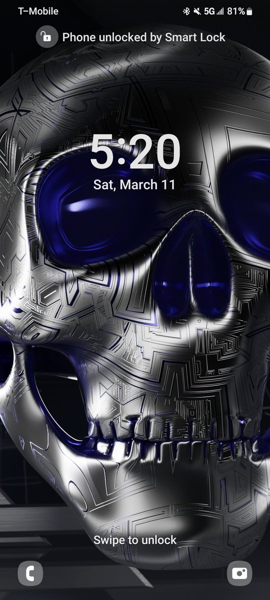 A light tweet, to offset the seriousness of the bank failures that are dominating our feeds. 

NFT peeps, what does your phone's lock screen or wallpaper look like?   Here's mine. 

#CSKLZ by <a href="/Zebratif/">Zebratif</a> on #Ravencoin make great backgrounds!