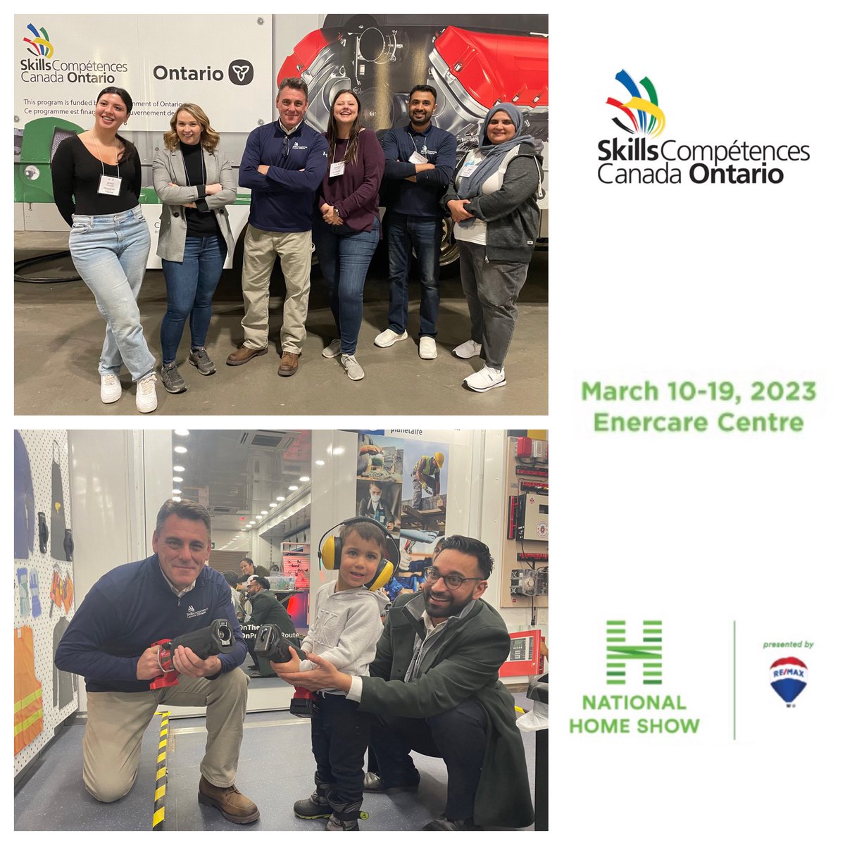 Having some fun with my <a href="/skillsontario/">Skills Ontario</a> crew at the National Home Show (<a href="/HomeShowsTO/">Home Show</a>) in Toronto!  If you’re in the area...come say hi! 😉