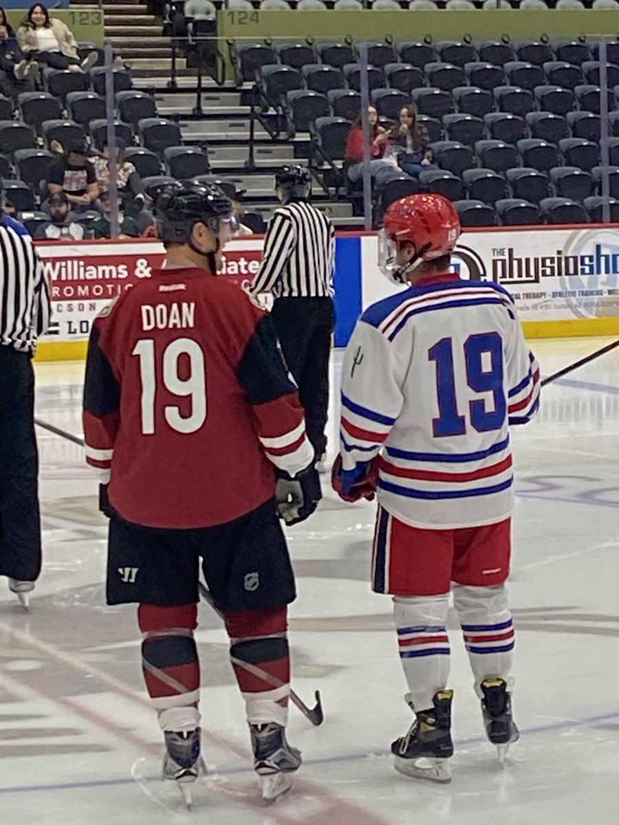 The <a href="/ArizonaCoyotes/">Arizona Coyotes</a> Alumni played in a game vs. <a href="/UAWildcatHockey/">UAZ Wildcat Hockey</a>. Proceeds from the game benefitted University of Arizona hockey programs.