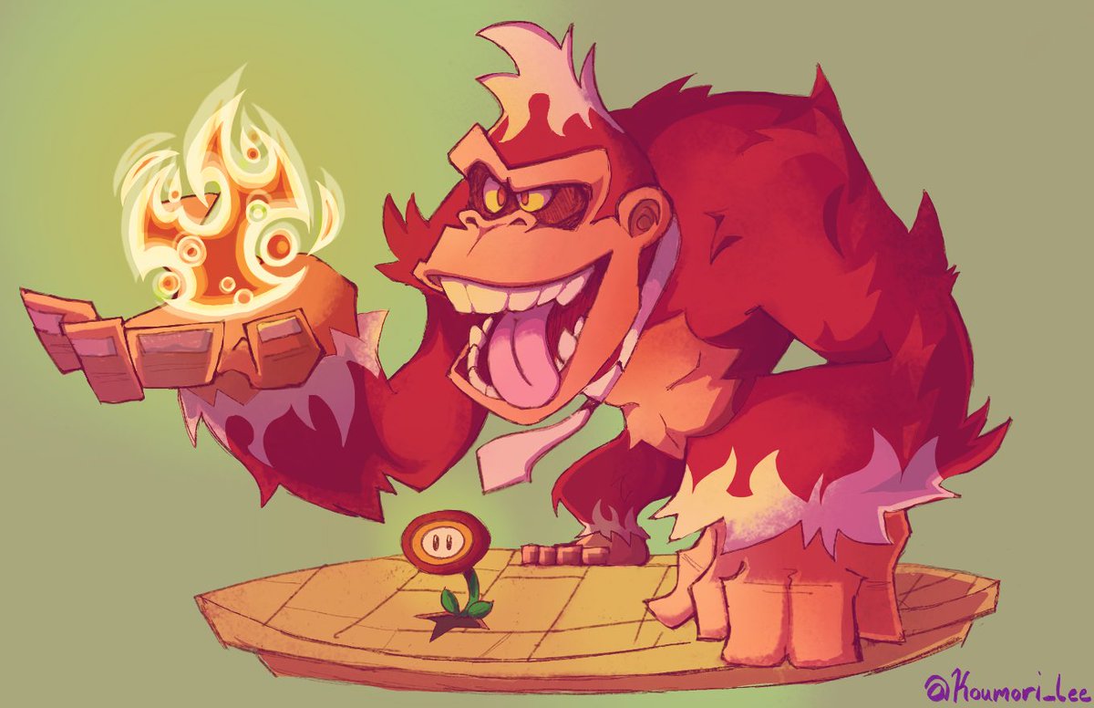 Fire-Powered Kong for #MAR10Day #MarioDay
