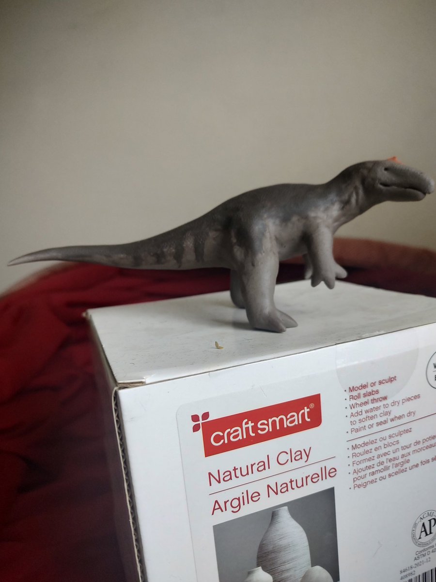 Paleoking1's tweet photo. Wassup y'all?
I am Chadian👑Royal and I make clay sculptures and I make paleoart, monster hunter monsters, and alien creatures I've made myself. https://t.co/fp4rxI8Qs7