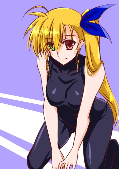 ヴィヴィオさんトレーニング中。
動きやすい格好を追及すると
バリアジャケットのインナーだけになるという
…そう、希望的観測☆ 