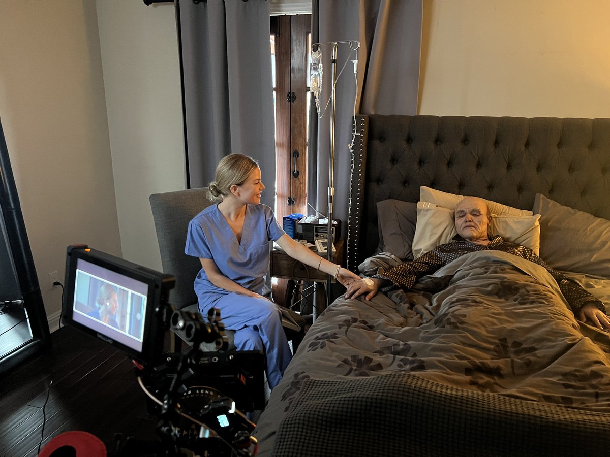 ChelseaGilson's tweet image. Playing hospice Nurse Mary in this very special film giving us a glimpse of the damage caused by generational machismo  #avivar #outfest