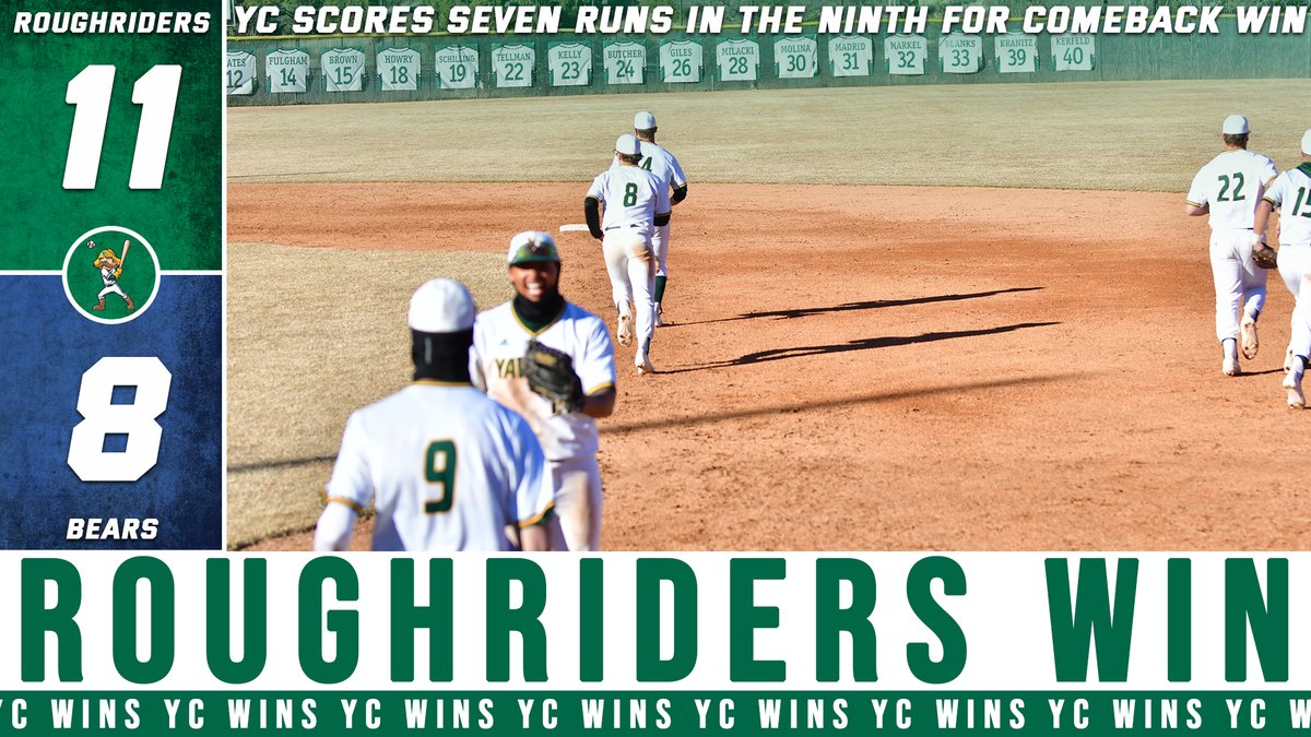 YavapaiBaseball's tweet photo. COMEBACK COMPLETE. The Roughriders sweep No. 11 Phoenix 😤😤

📸: @HenstraChris 
#GoRiders https://t.co/G9PJZUWnN0