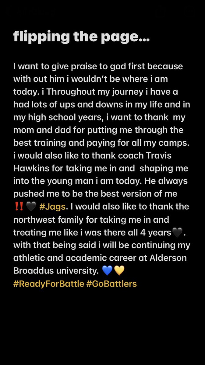 4x_taye's tweet photo. 100% committed‼️💙💛  @1HawkIsland @coachyaw4 @coop_football @BattlerSprintFB @CoachPerotti https://t.co/2ilJXE9S2p