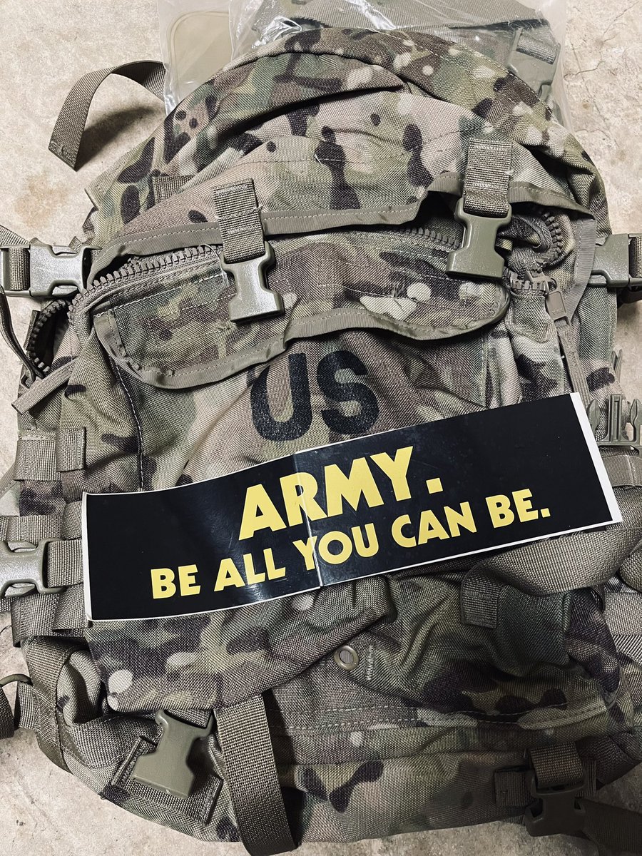 adventuresofJPT's tweet photo. Still have my bumper sticker. Let me see yours if you have one. #BeAllYouCanBe 
@USArmySMA @USArmy @usarec https://t.co/4fckR0SoIn