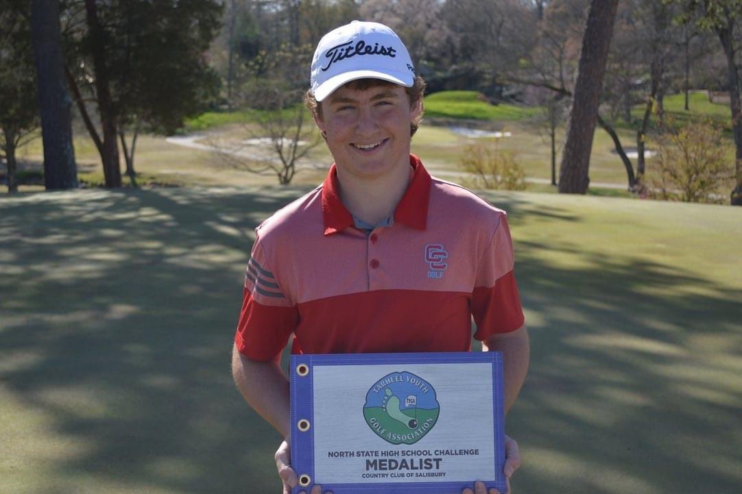 TYGAgolf's tweet photo. Broughton HS of Raleigh, NC comes from behind to win 9th North State Boys’ HS Challenge. A +13 total, final round -2 sealed the victory. Preston Hage led at -1 total &amp; final round 66 by Smith Summerlin. Will Hartman of Charlotte Catholic wins individual honors w/ 2 day total -4. https://t.co/9pPChFZUIB