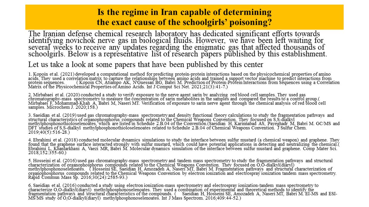 mahsa_medical's tweet photo. Is the regime in Iran capable of determining the exact cause of the schoolgirls’ poisoning?
#MahsaAmini #Iran https://t.co/lKnN0MI6hL