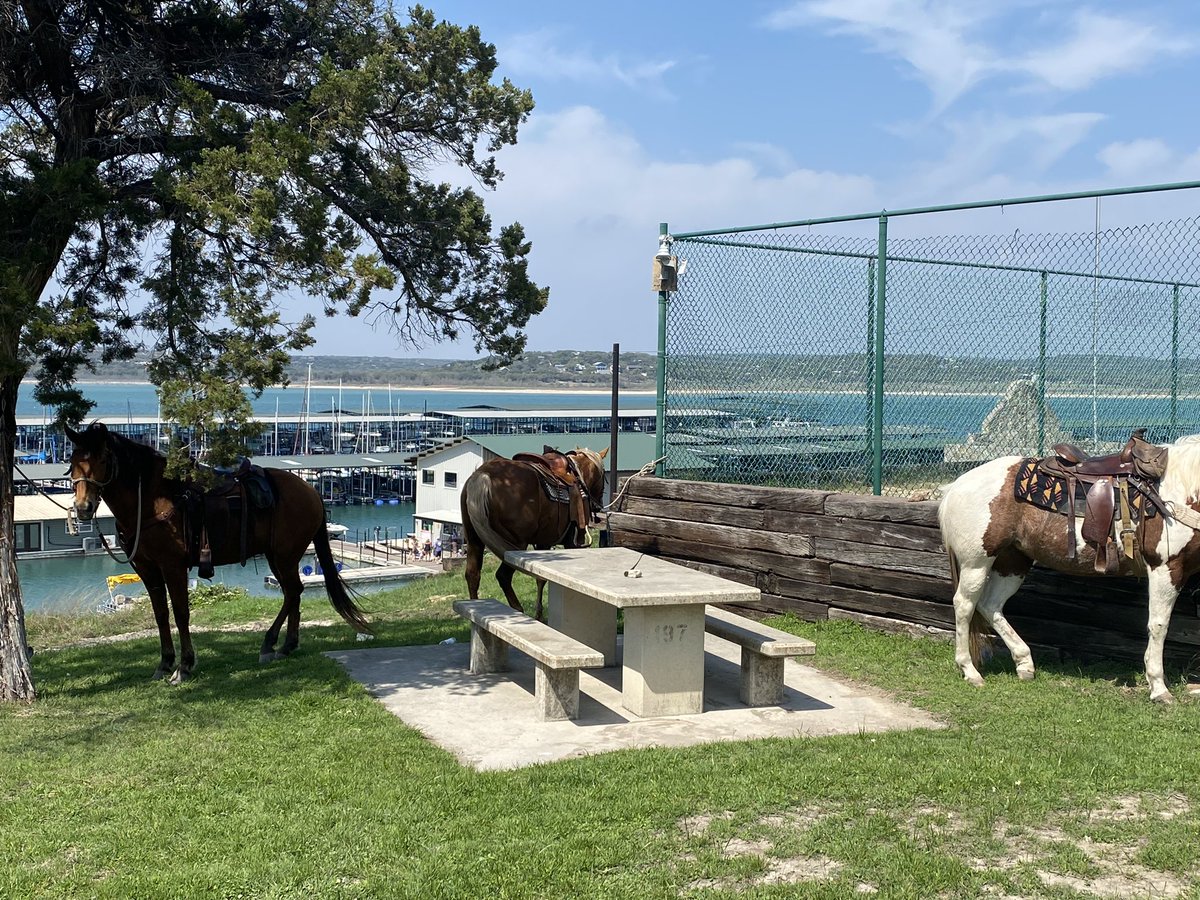 Love it! Ride your horse to the lake.  #CanyonLakeTX