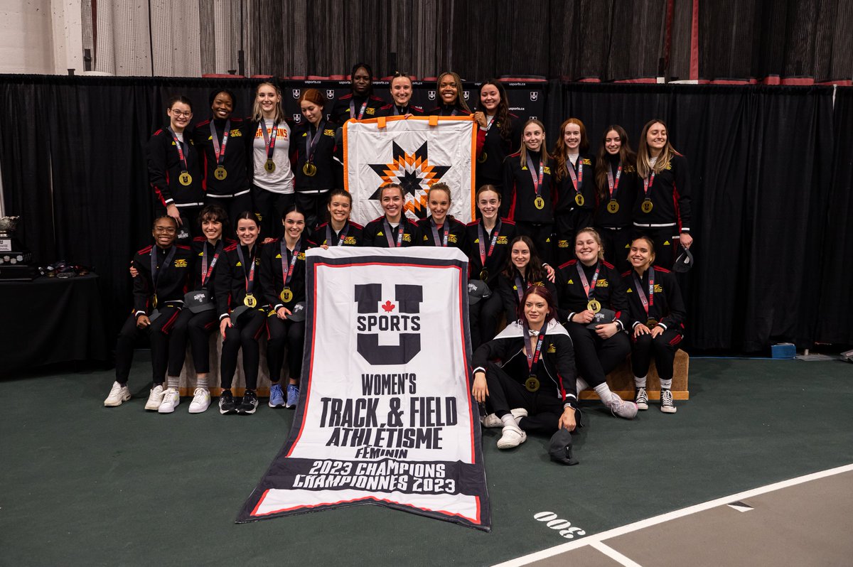 🏆️For a 5th straight season, <a href="/Gryphontrack/">Guelph Gryphons T&F</a> have swept both the men's and women's team titles at the <a href="/USPORTSca/">U SPORTS</a> Track &amp; Field Championships!⁠ The Gryphs made 28 podium trips across the 3-day event!

RECAP➡️gryphons.ca/news/2023/3/11…

📷 Electric Umbrella/Huskie Athletics