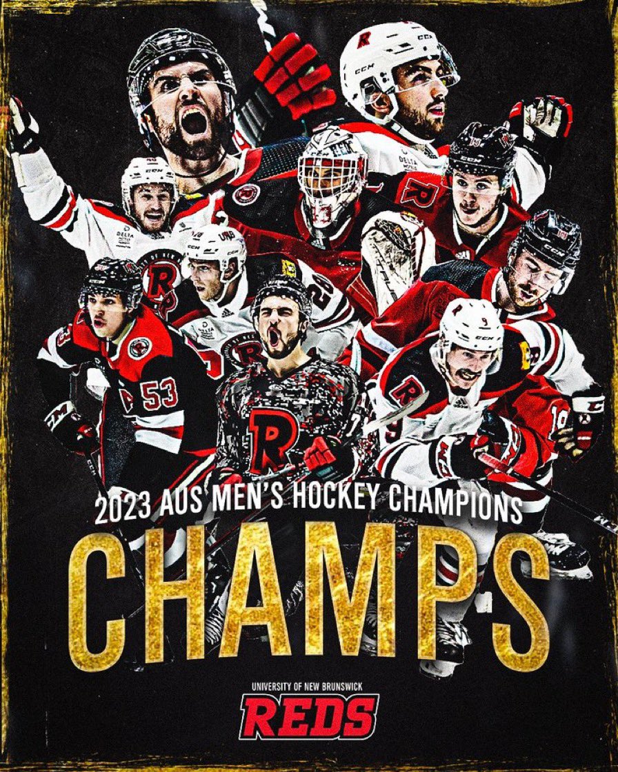 We’re pretty good at this hockey thing ! Congrats <a href="/UNBWHockey/">UNB REDS Women's Hockey</a> <a href="/UNBMHockey/">UNB Men’s Hockey</a> on keeping the AUS Championships in Fredericton!