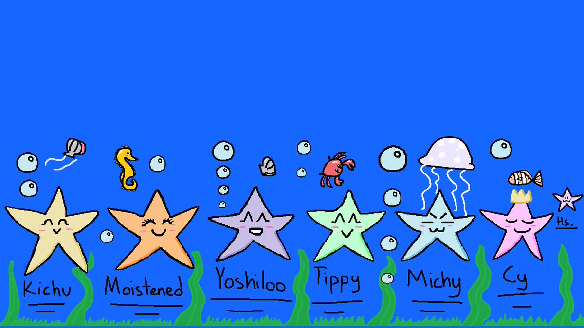 _kichoo's tweet photo. I FUCKING LOVE MY STARFISH GIRLS https://t.co/8gQlzjZp2x