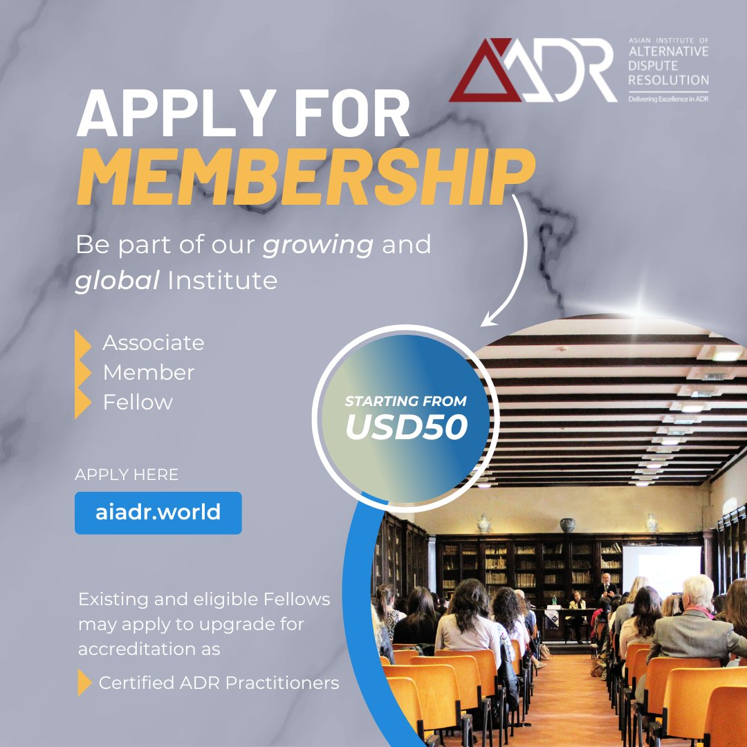 Join the preferred Institute to be recognized as an elite professional today!

Part of our mission is to make membership affordable, so don't miss this opportunity. Apply for one of our membership levels here: aiadr.world/my-account/mem…