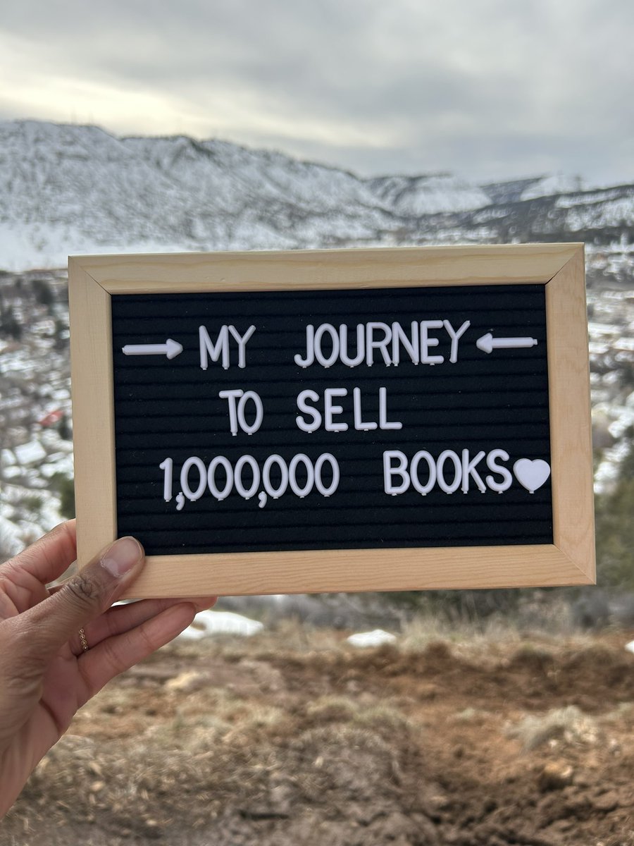 What does it take to sell 1,000,000 copies of my books? I guess I’ll find out! #indieauthor #bestseller #amwriting #books