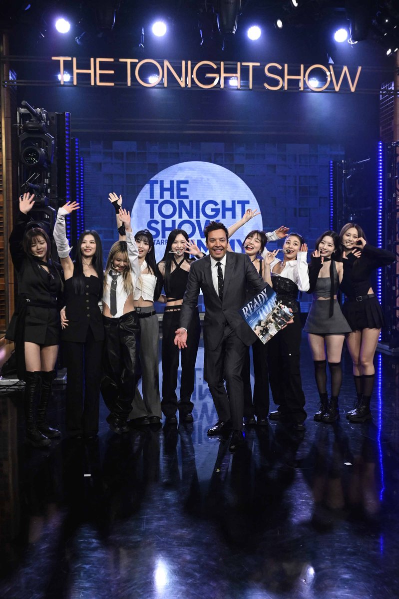 TONIGHT: <a href="/JYPETWICE/">TWICE</a> performs #SETMEFREE off of their upcoming mini album #READYTOBE! #TWICEonFallon