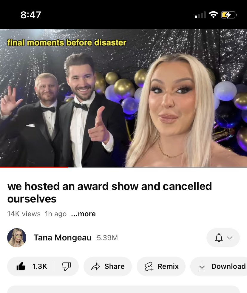 asshmac's tweet photo. Tana reminding me why she’s my favorite creator<3 luv u #steamies @tanamongeau @jeffwittek @h3h3productions https://t.co/2io7KSuCue