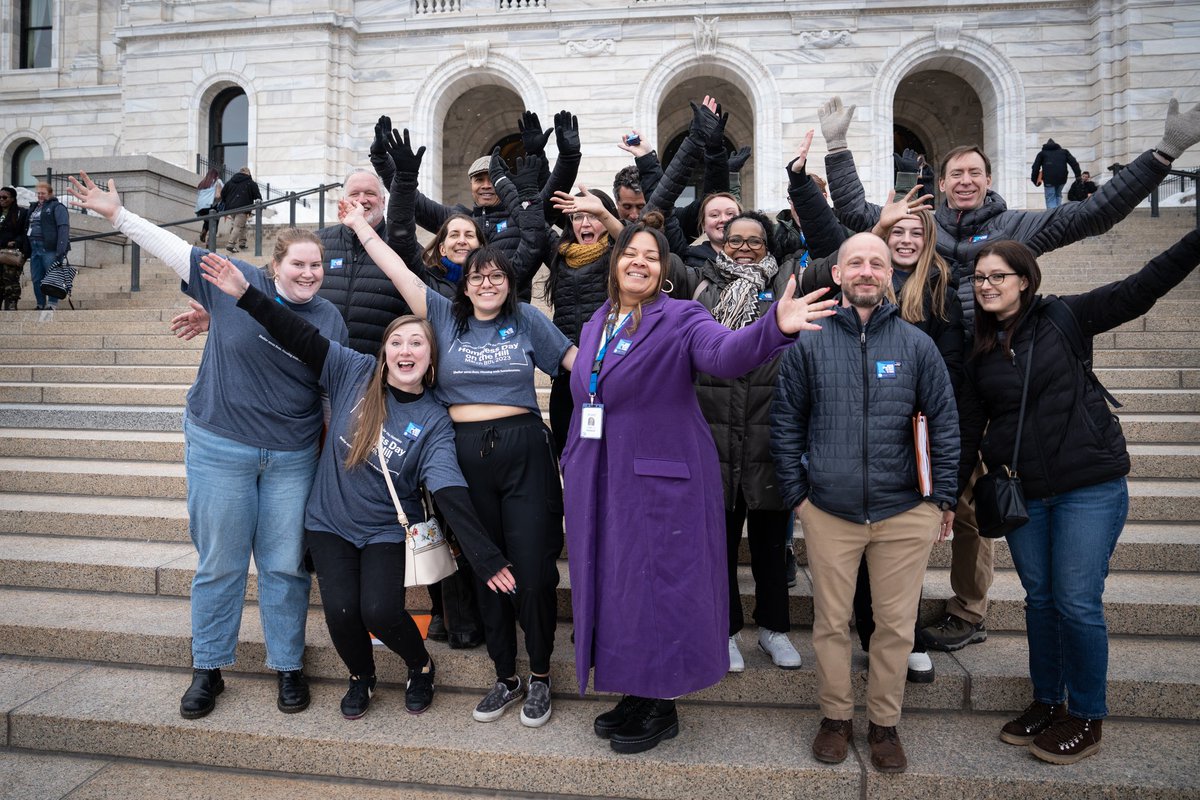 cctwincitiesorg's tweet photo. Yesterday we joined hundreds of advocates for @MNHomelessCo Day on the Hill!
It's not too late to help—these historic opportunities to invest in our shared safety net still need to cross the finish line. To lend your voice, visit: https://t.co/rdtdTJs1rd
#MCHDOTH #mnleg https://t.co/TPip8EQouf
