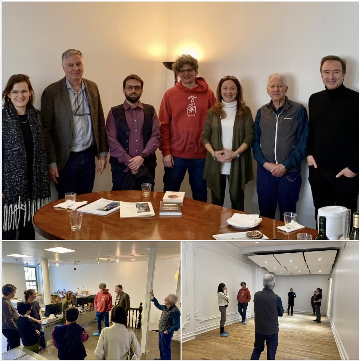 Visite de diffuseurs au CMCQc!  David Pay-Music on Main/Modulus festival, Vancouver, L. Cherney Soundstreams,Toronto, C.Marchand, DG CMCQc S.Zubieta-Music of the Americas Society, NY, G.Colangelo (MA/IN Festival, IT, T.Fichter-Times: Pans Festival, NY, C.Curnillon-DG Vivier