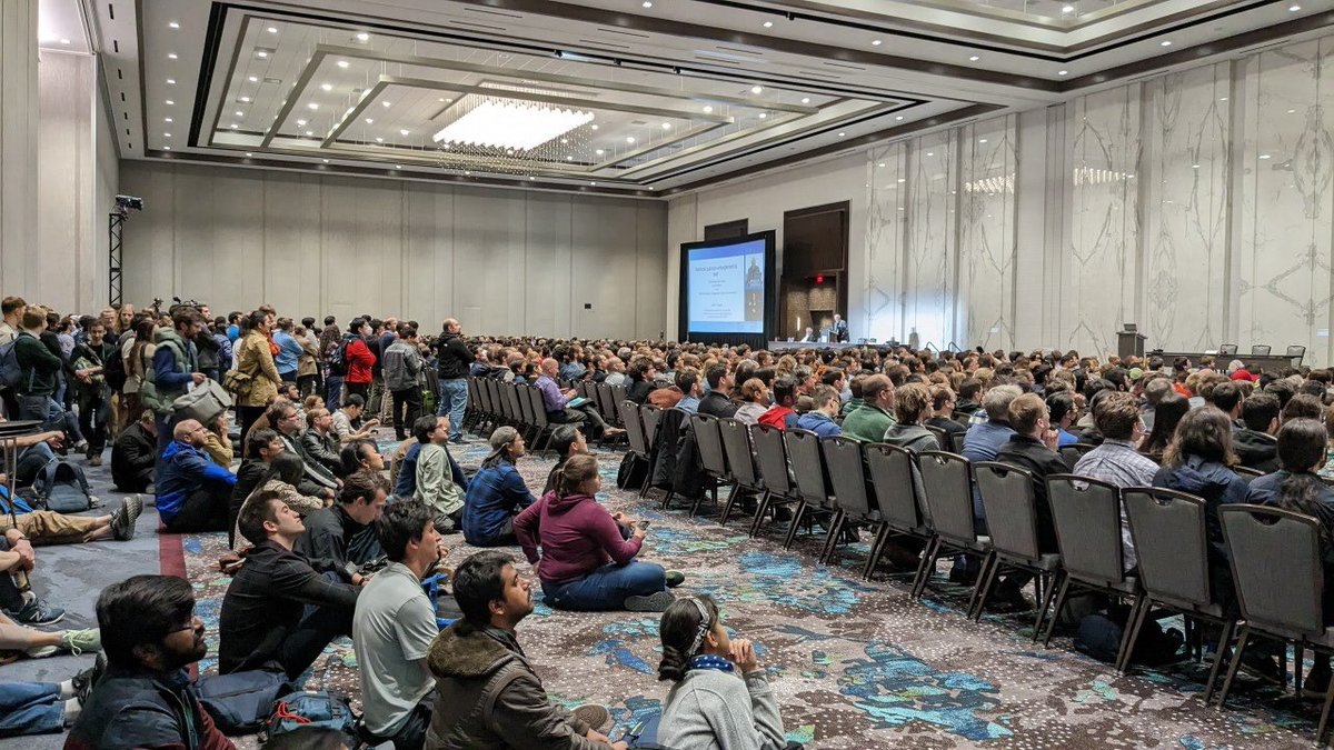 davemattchoo's tweet photo. 2022 @NobelPrize #physics Laureates John F. Clauser and Anton Zeilinger in the house @APSMeetings #apsmarch https://t.co/NhUBAsniPf