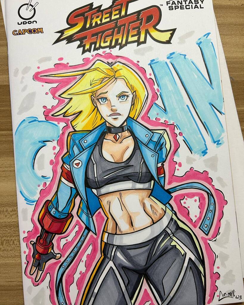 JoeCritelliJr's tweet photo. Street Fighter 6 Cammy cover
….
#streetfighter #streetfighter6 #cammy #fanart #illustration #drawing #draw #illustration #copicart #copic #comic #comicbook https://t.co/33TJS1l0Jo https://t.co/3vLwto4kNn