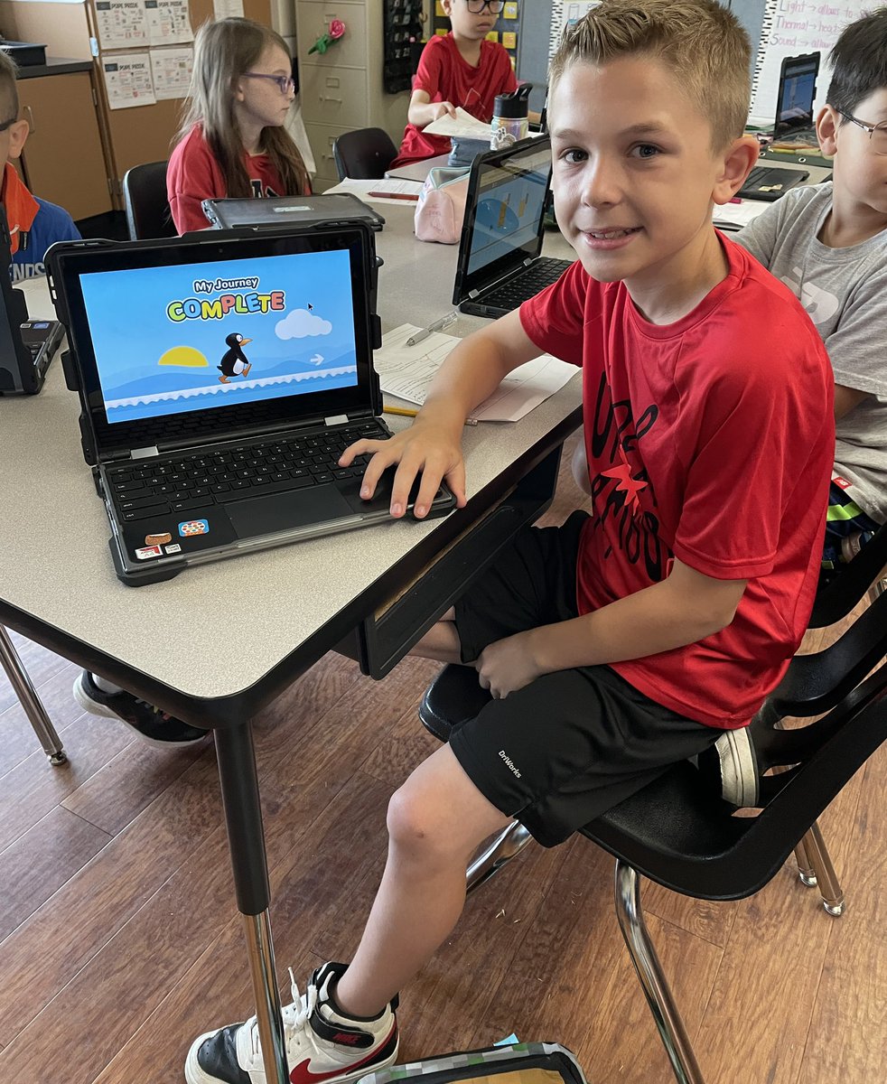 ashleyborak's tweet photo. 4th grade Journey ✅ Great dedication, Silas! https://t.co/2e6dtnMoDb