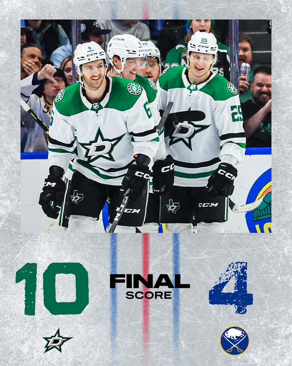 espn's tweet photo. The Stars were SHINING tonight in Buffalo 🌟 https://t.co/VgwsaE8tTY