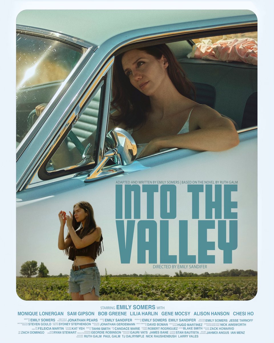 Hi Twitter friends! We've been quiet on this platform, so how about a poster drop? Designed by our director @emilysandifer #intothevalleyfilm