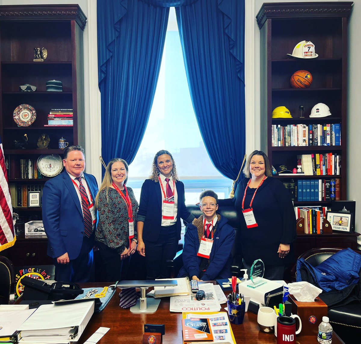 Thank you to the wonderful staff @RepAndreCarson for supporting federal funding for hemophilia treatment centers and H.R. 830!! #NHFWD @NHF_Hemophilia @HemoIndy