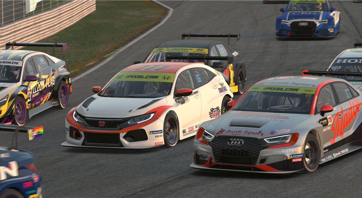 ToadRacing's tweet photo. Mixed bag! Up and down evening at Tsukuba, but lots of fun as always in @RACEPIXELCAR. 

P6 and P16 for @KPokrefky 
P12 and P18 for @moppenheimer 
P18 and P13 for @DadlerTime https://t.co/5zhgQXp2Im