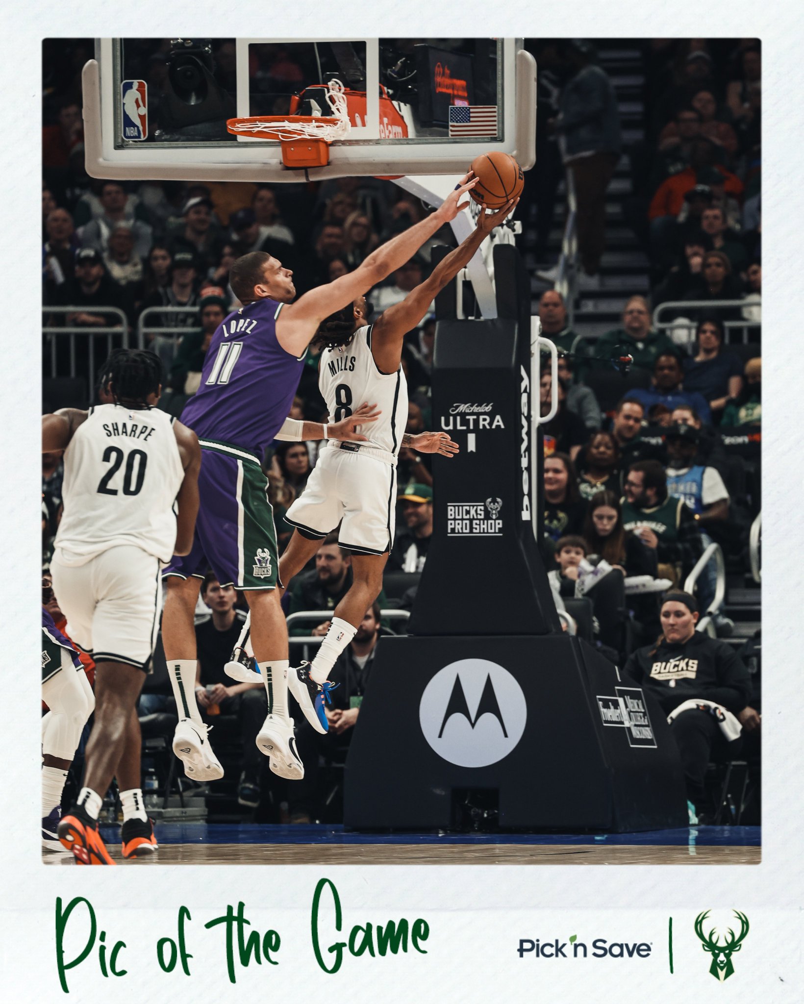 Milwaukee Bucks on Twitter: "Brook Lopez has tied a career-high with ...