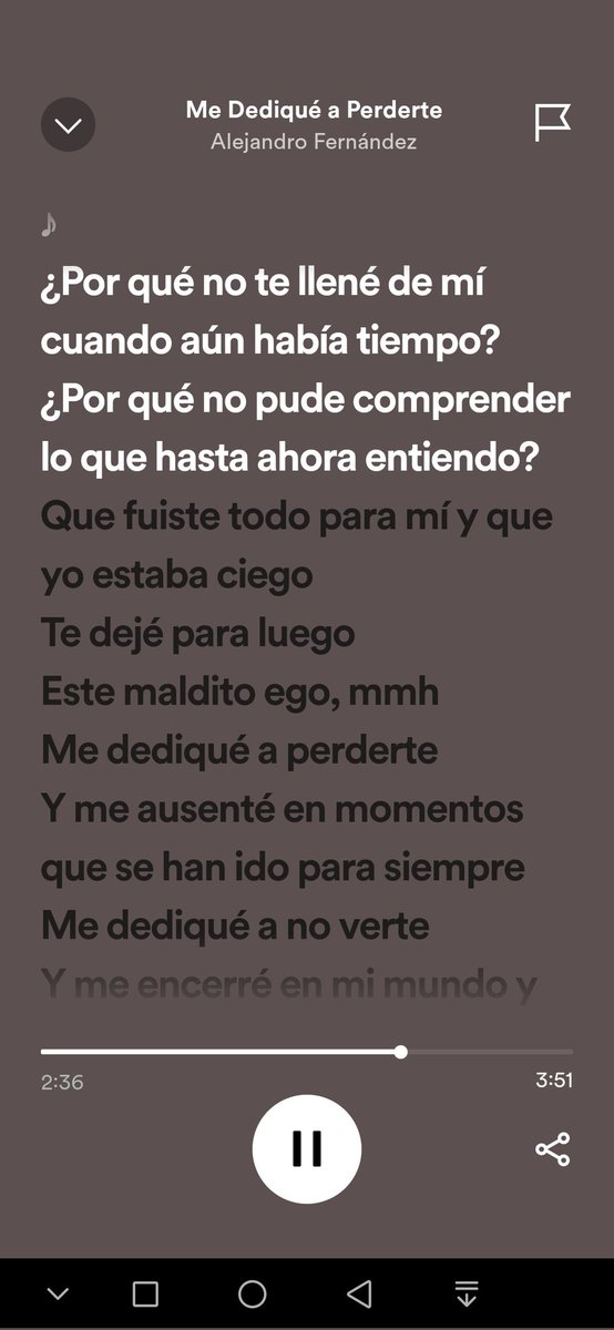 Alelofue's tweet photo. @seregalandudas Me dediqué a perderte de Alejandro Fernández, nunca había entendido tan bien la letra hasta hace poco 🙈🙈🙈 https://t.co/9ypgWqXi1B