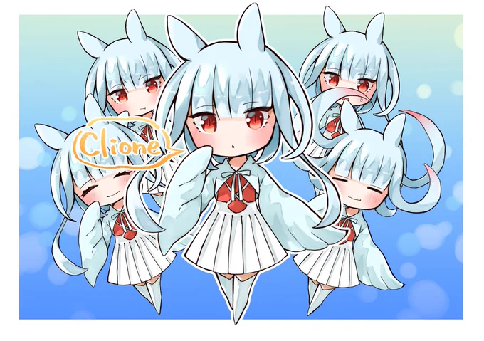 【あたらしいフレンズ】:クリオネ clione食事中は…あまり見ないでくださいね?▼キャラ図鑑 