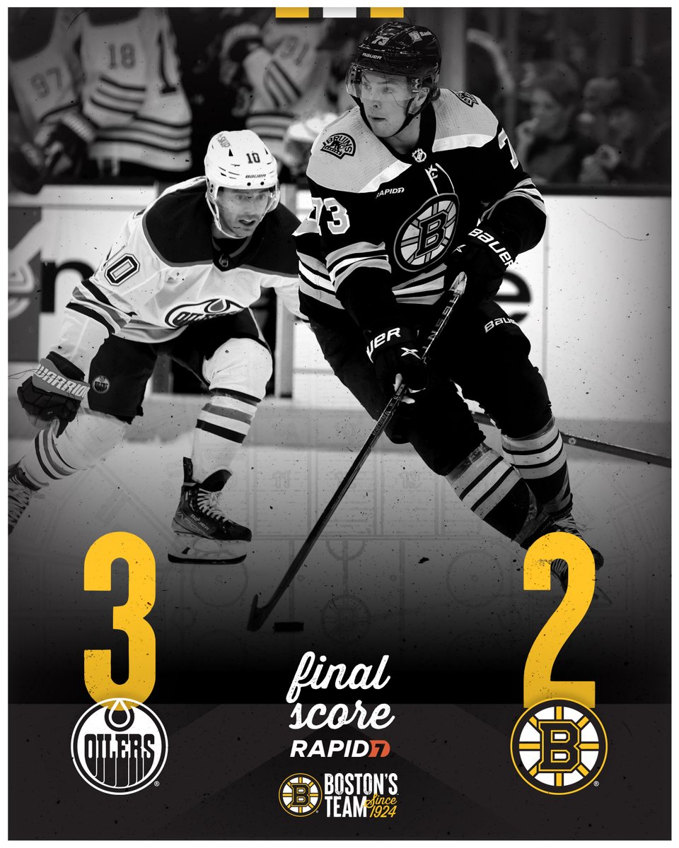 NHLBruins's tweet photo. Final. https://t.co/DRoIr7zRCG