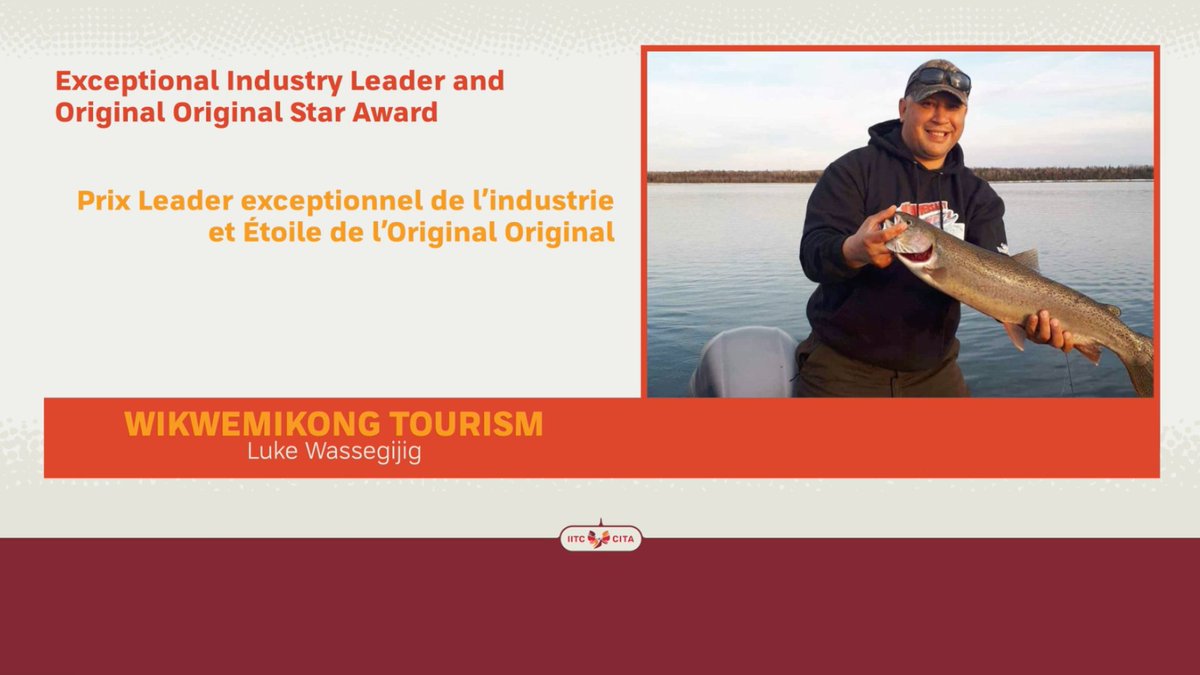 Congrats to <a href="/WikyTour/">Wikwemikong Tourism</a> , #ITACs Indigenous Tourism Awards winner for the Exceptional Industry Leader and Original Original Star Award! 

#2023IITC