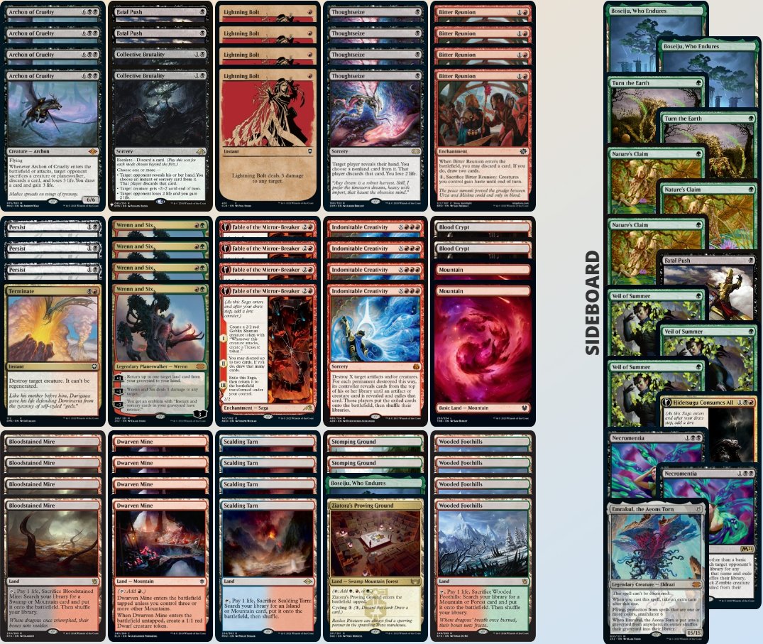 DebevoiseDrew's tweet image. There have been a few people asking for a Sideboard Guide for Jund Creativity, so @ethanbenderking and I worked together to bring you one for your tournaments this weekend. As a reminder there are VODs above ⬆️ and DMs are open if there are any additional questions.