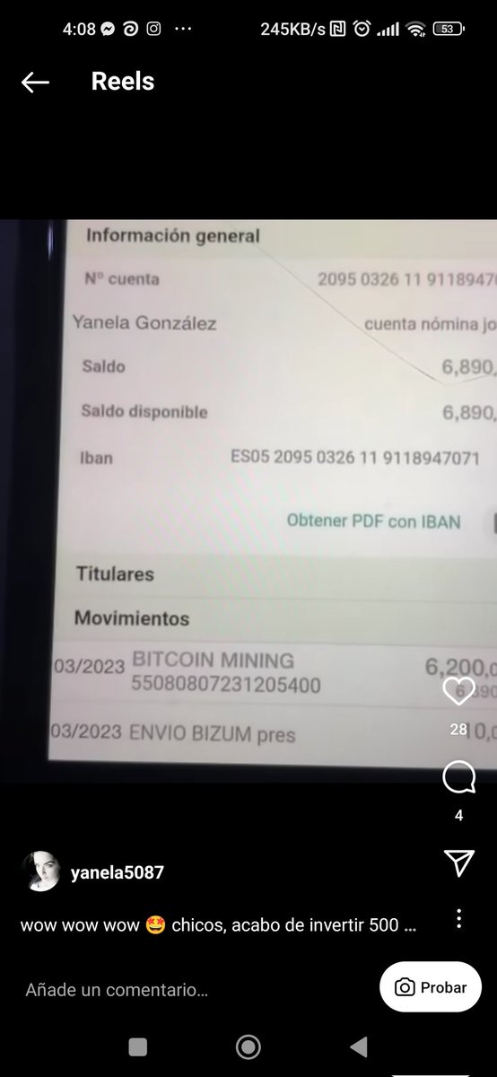 Esta es la señorita que me jaqueo mi cuenta de Instagram quién lo vea no lo hagáis caso