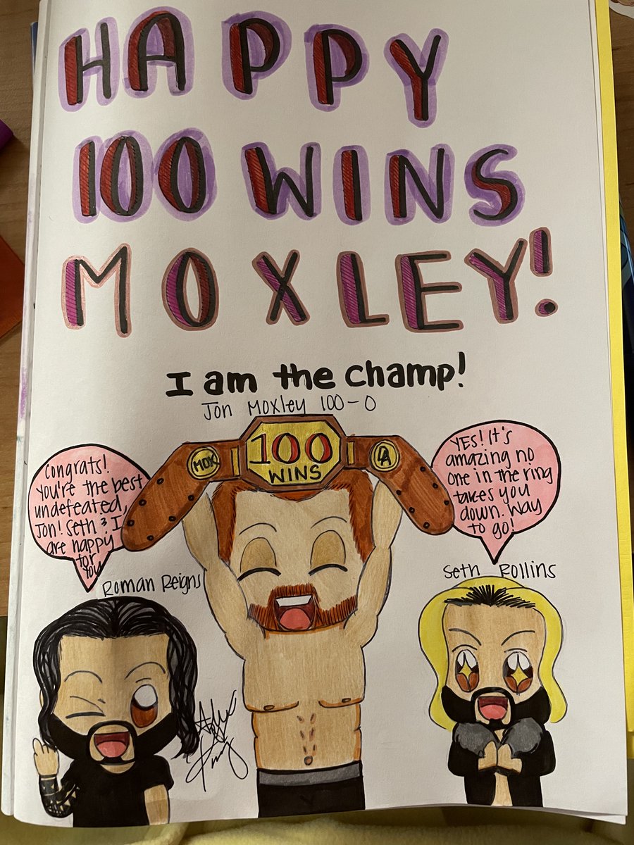 crimsonmanic24's tweet photo. Chibi Roman Reigns and Seth Rollins celebrate Jon Moxleyโs 100th wins, gifting his 100th title from them.
#RomanReigns #SethRollins #JonMoxley #TheShield #HoundsOfJustice #chibi #fanart #artwork https://t.co/qg8DDrGGU8