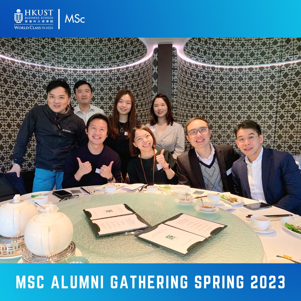 hkustmsc's tweet photo. Spring is the best time for connection! 

The MSc Programs organized two 𝗠𝗦𝗰 𝗔𝗹𝘂𝗺𝗻𝗶 𝗦𝗽𝗿𝗶𝗻𝗴 𝗟𝘂𝗻𝗰𝗵𝗲𝘀 to reconnect with the alumni. 

So great seeing everyone, and thanks all for joining us. See you around on campus and in our upcoming MSc alumni events! https://t.co/ADJGcd4zvb