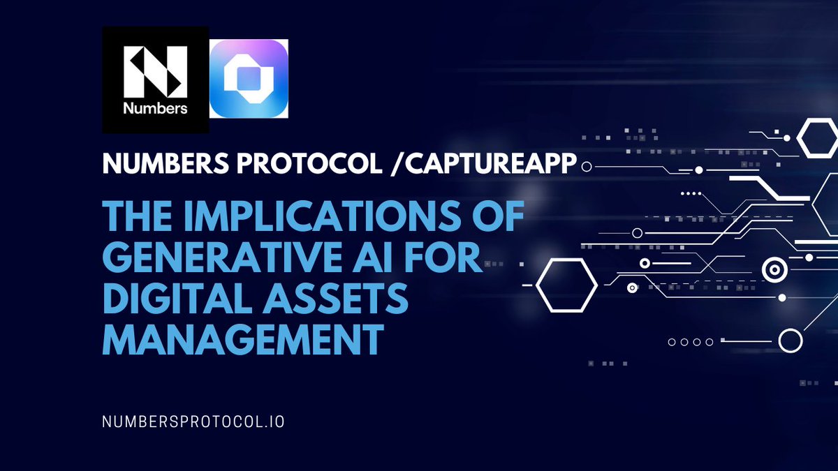 lordsgood's tweet photo. What happens when generative #AI is integrated into Digital Asset Management?

Generative AI is a type of AI that creates new content such as images, videos, audio texts, and some synthetic data from ‘pre-existing data’. 

A thread 🧵 

#Numbers $NUM https://t.co/mgh8B28f5Q