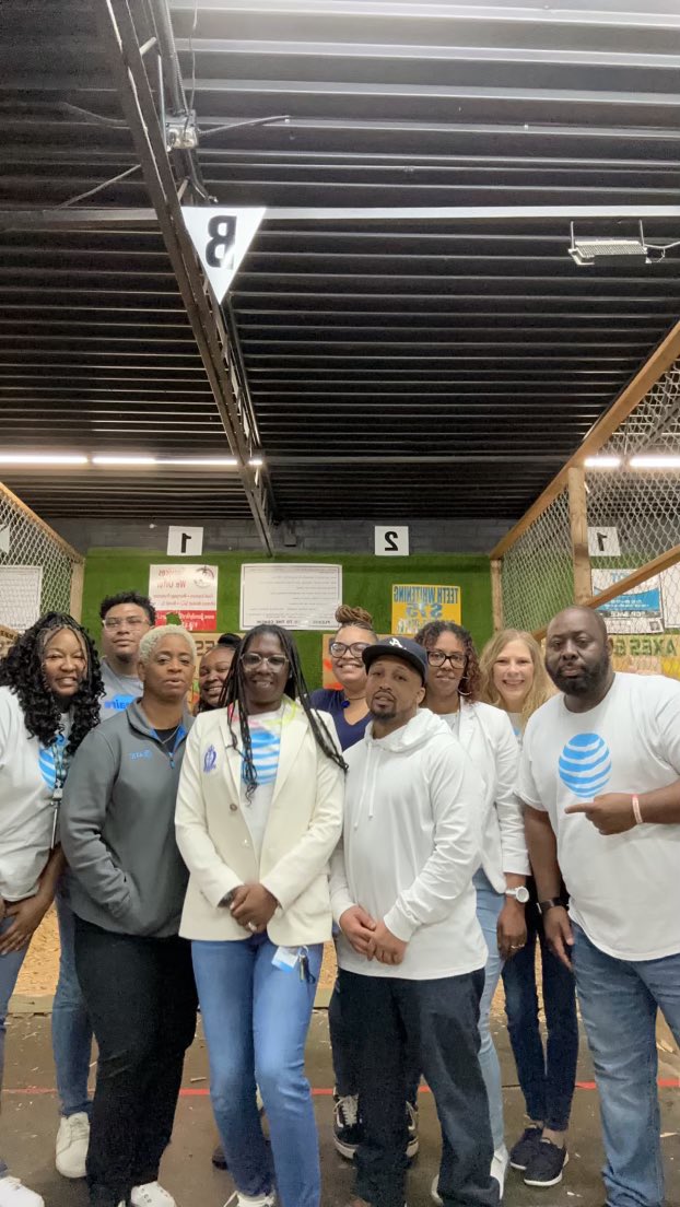 Work hard play hard !!!! Axe 🪓 throwing with <a href="/lcsmith0925/">Laniki Smith</a>  and the <a href="/FAYCallCenter/">Team Fayetteville</a>  leadership team !!! Don’t ask who won 🙄 #EAW23 #SmithStarzz #WeRTheNac <a href="/Timdropzonenupe/">Tim Hicks</a> <a href="/LeSSaMelie/">Melissa Miller</a> <a href="/Antjay20Jerry/">Anthony Jerry</a> <a href="/donna_darden/">Donna Darden</a> <a href="/brinson_nora/">Nora Brinson</a> <a href="/aribrown1825/">Arianna Brown</a> <a href="/kingzekewade/">Kingzekewade</a> <a href="/LexusG13/">LexusG</a>