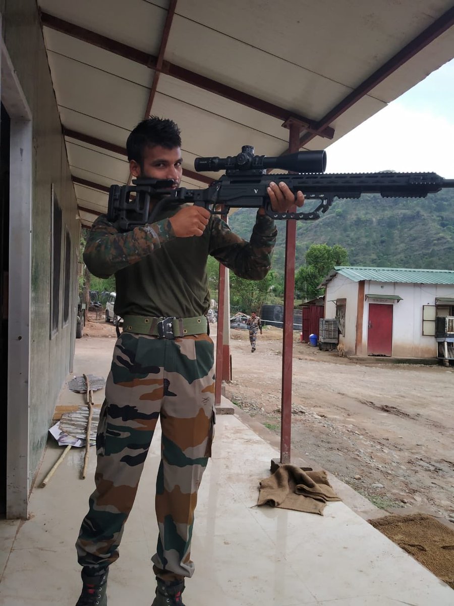 37VManhas's tweet photo. RIFLEMAN ARIF PATHAN
18 JAKRIF #IndianArmy

was a highly trained sniper who specialized in shooting targets with modified rifles from incredibly long distances.
In his tenure at LOC, enemy suffered lot of casualties. 
Rifleman Arif would have turned 28 today.
#FreedomisnotFree https://t.co/sVGaePojkR