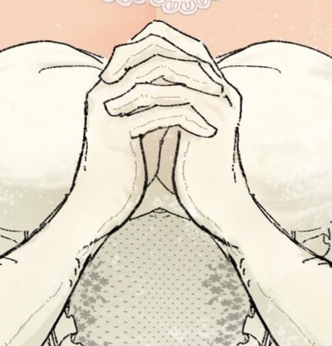 今回の拘り(?)ポイントはこれ
手袋のサイドの編み込みの線… 