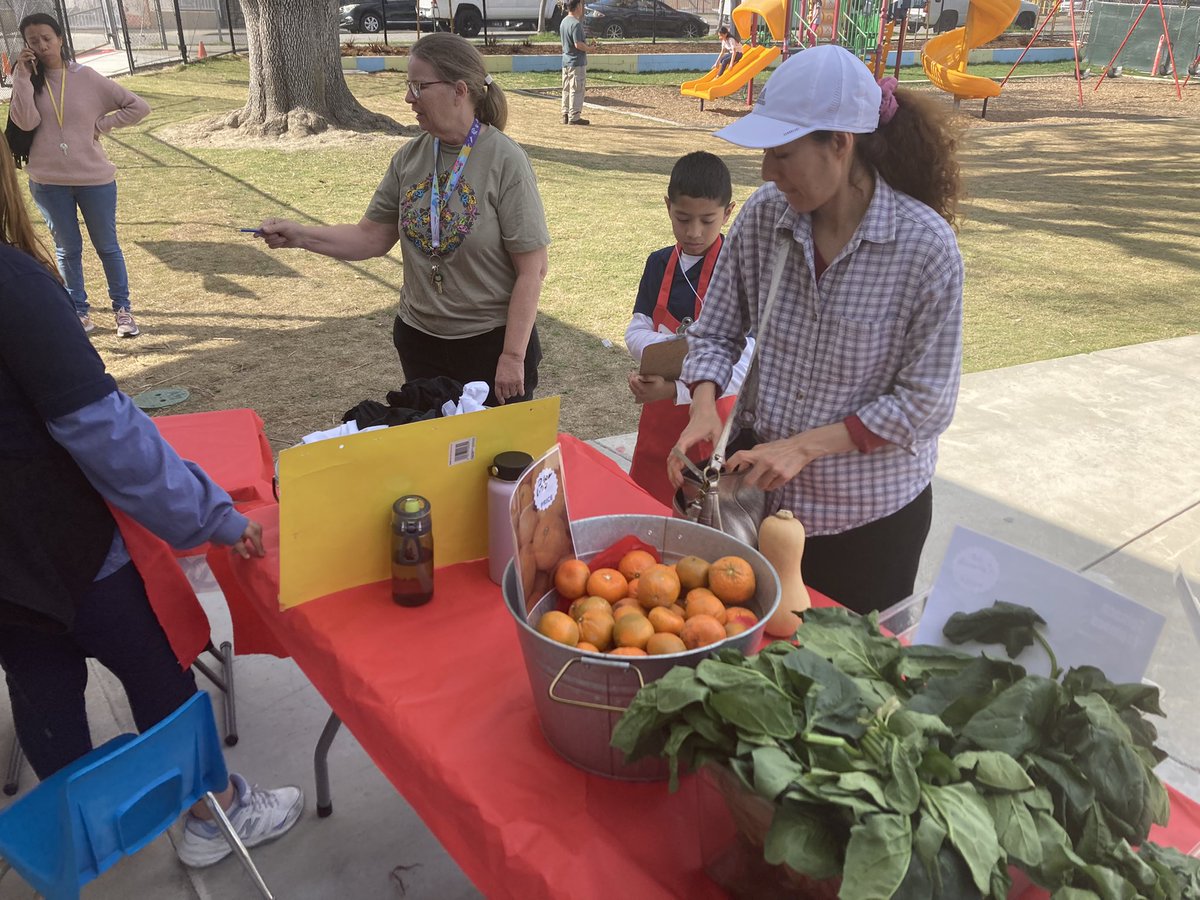 mtviewschools's tweet photo. La Primaria School’s Farmer’s Market, sponsored by City of Hope is today until 4 pm. Stop by to purchase fresh fruit and produce from local farmers and support La Primaria students  #mvsdrocks https://t.co/UHbQwtXIqO