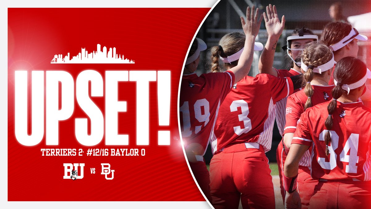 Freshman Kasey Ricard with a pitching performance for the ages. 🔟 strikeouts in a complete-game shutout over No. 12 Baylor‼️ 🐾🔥🥎

#ProudToBU #DawgsEat #NCAASoftball