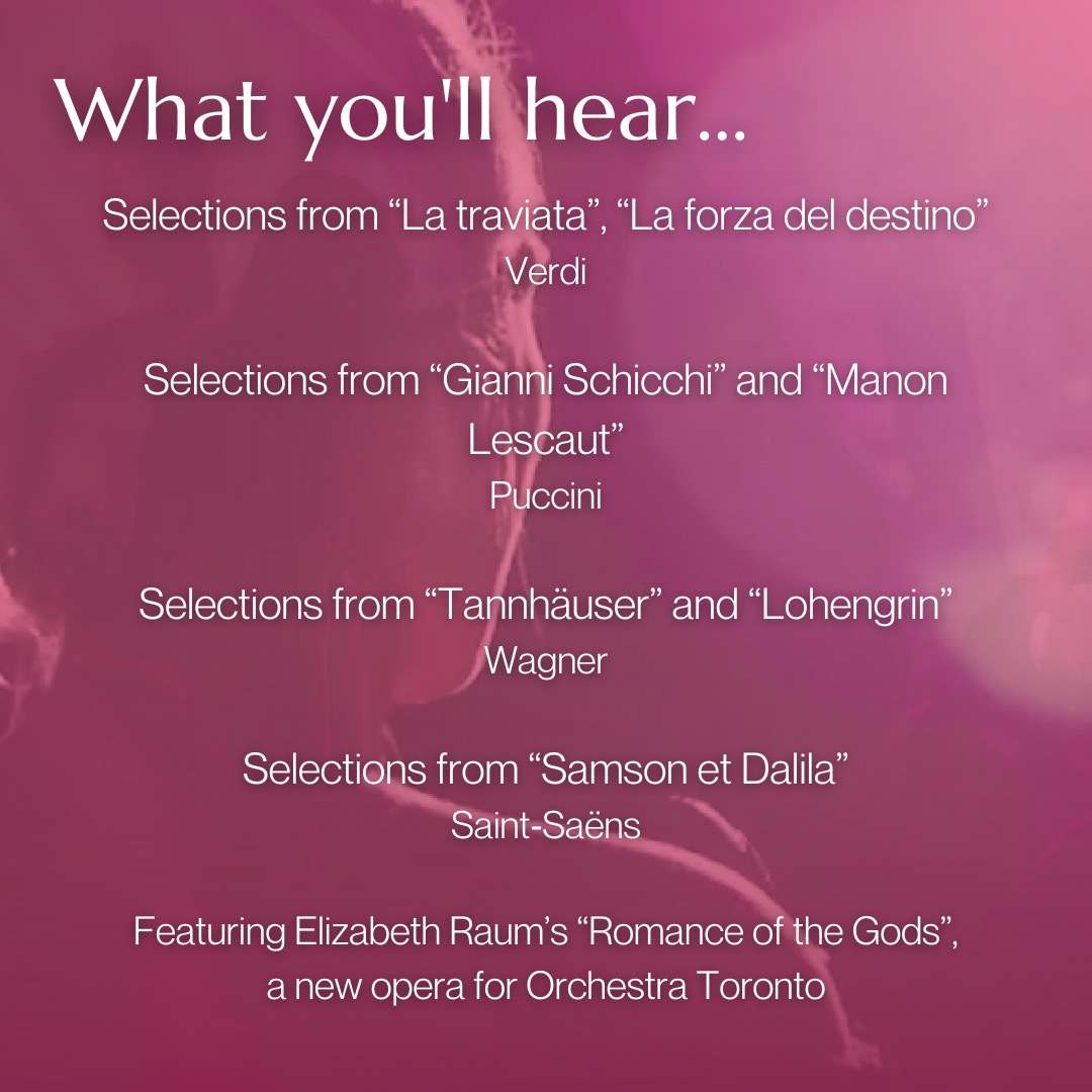 Join Michael Newnham and the musicians of OT for a concert full of new and old favourites from the operatic stage, performed in the beautiful acoustics of the George Weston Recital Hall! 

🎟: ticketmaster.ca/event/10005C90…
