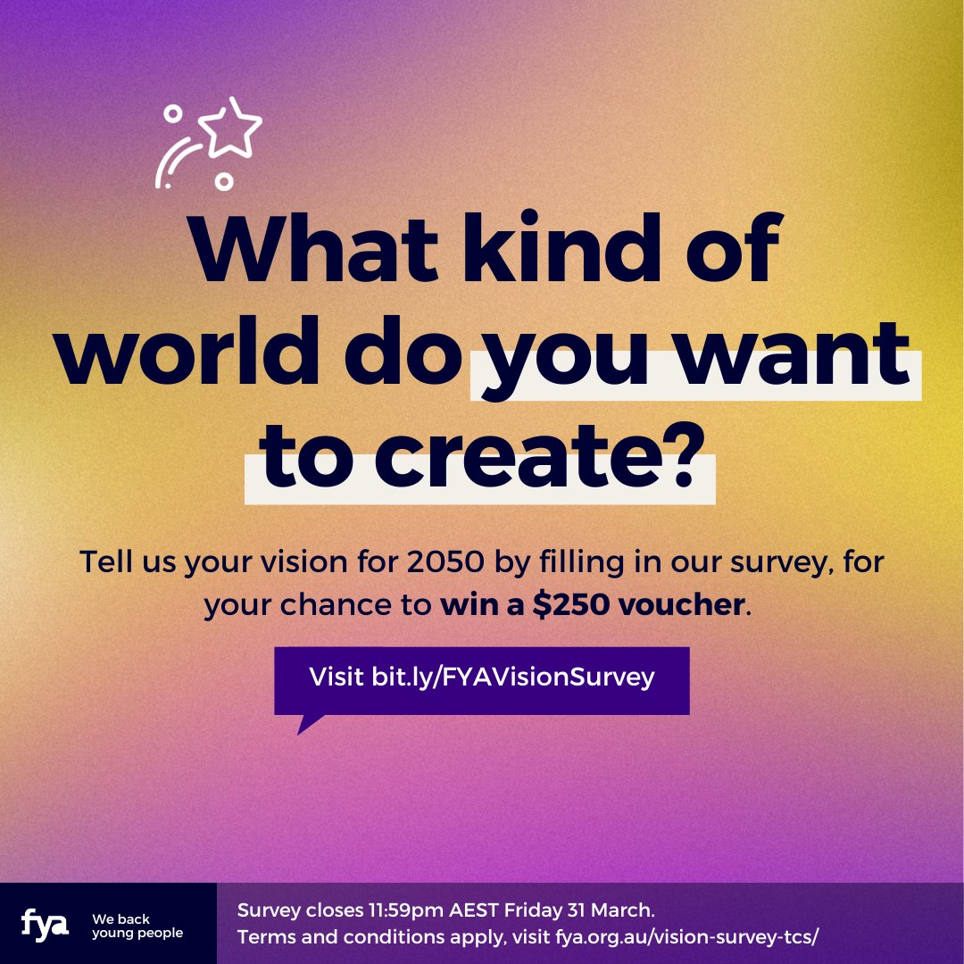 Transforming the world as it is, into the world that we want, requires imagination, courage, and collective vision. Tell us what kind of future you want to create and go in the draw to win a $250 gift voucher + a $250 donation on your behalf! 👉ow.ly/Ta7S50NcN92