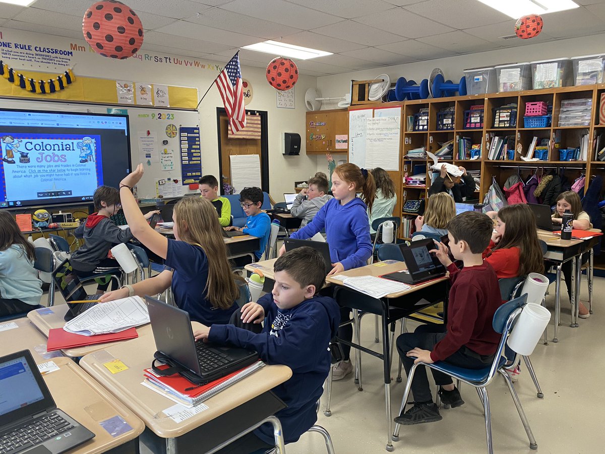 Angela Affronti (@vcsedtech) on Twitter photo Students researching careers in colonial times during 4th grade social studies class! <a href="/VCSIntermediate/">VictorIntermediate</a> <a href="/Ashley_Socola/">Ashley Socola</a> Students researching careers in colonial times during 4th grade social studies class! <a href="/VCSIntermediate/">VictorIntermediate</a> <a href="/Ashley_Socola/">Ashley Socola</a>