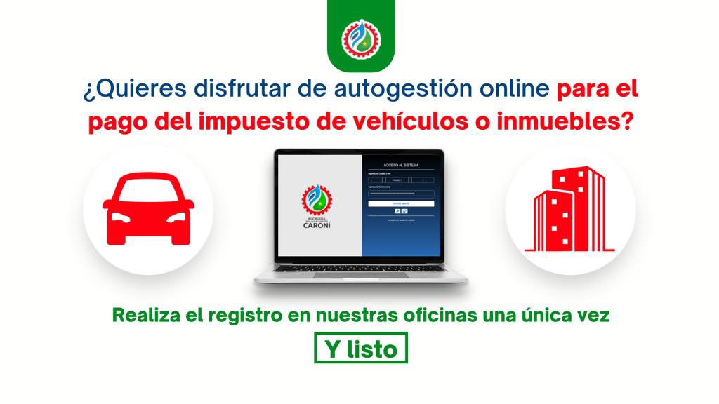 Disfruta de las bondades de la autogestión online que te ofrece nuestra Oficina Virtual. Regístrate y comprueba lo fácil y rápido que será ponerte al día. #CiudadGuayanaparaVivir